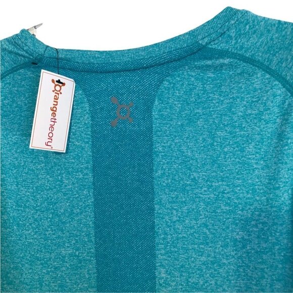 NWT Orangetheory Mens Sm, Med and Lg Tee Shirt in Heathered Teal - Picture 4 of 8